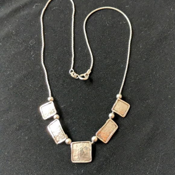 Artisan! Sterling Silver Dainty Choker Necklace - Picture 2 of 5